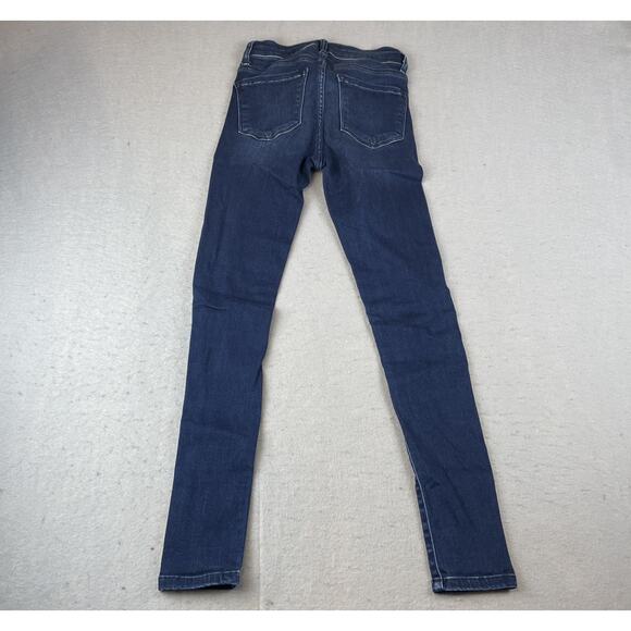 Flying Monkey Womens Sz 25 Skinny Stretch Jeans Dark Denim Style #Y1052MR - Picture 8 of 12